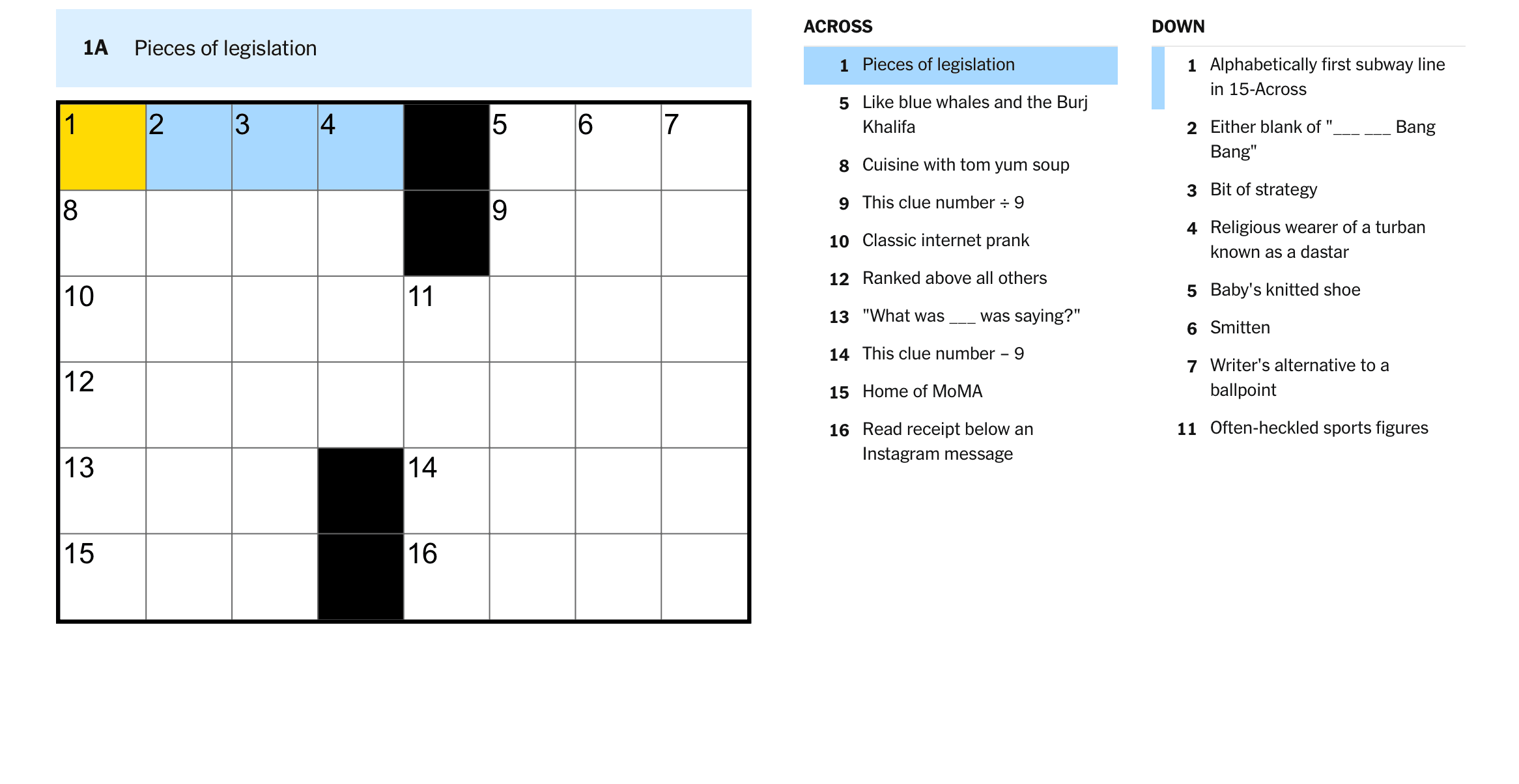 NYT Mini Crossword Hints Clues And Answers For Saturday January 10 2026 Technobezz