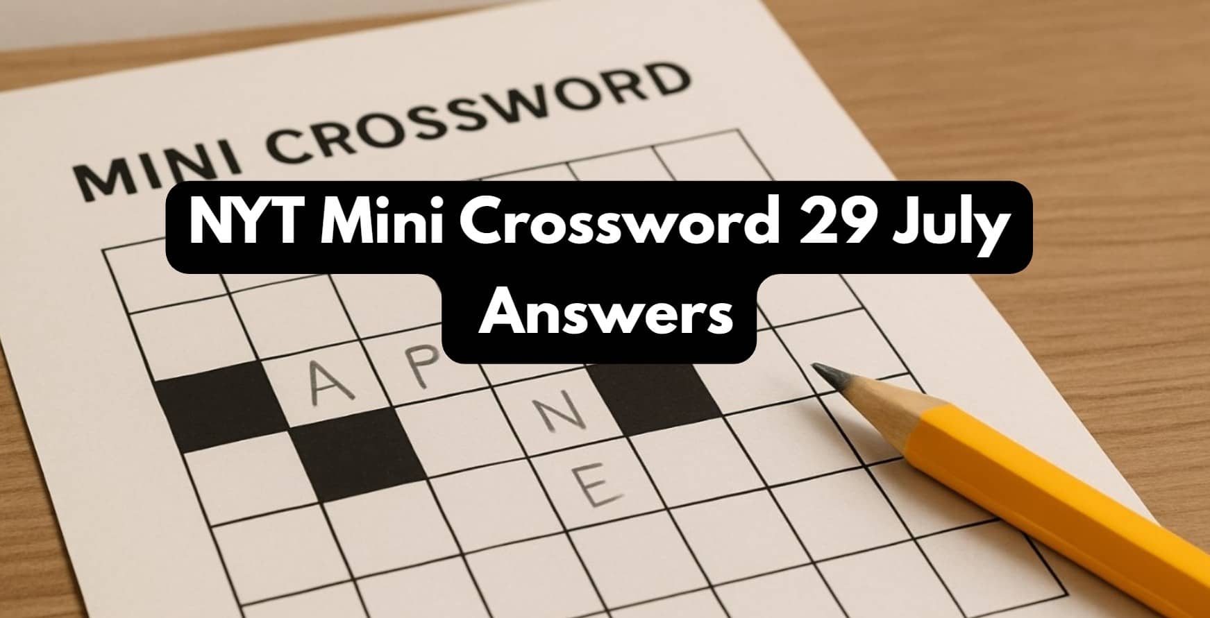 NYT Mini Crossword July 29 2025 Answers The Real Deal LEDGE Clue Stumps Solvers H2S Media