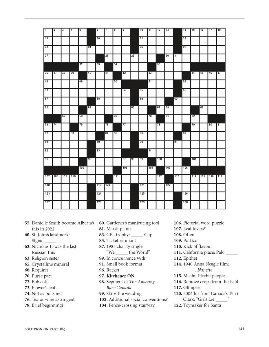 O Canada Crosswords Book 25 By Gwen Sjogren Talewind Books