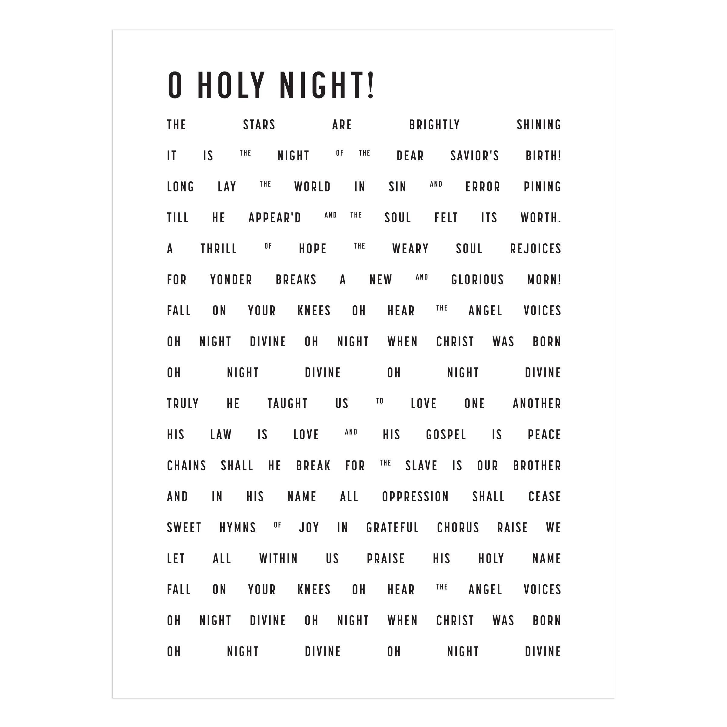 Oh Holy Night Visual Theology