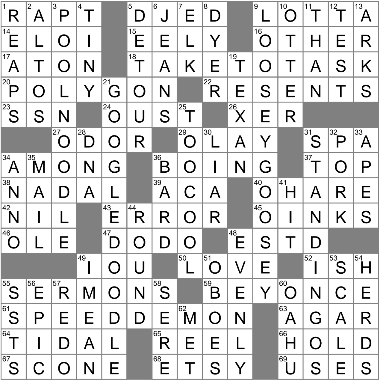 One Who Adds A Little Color Crossword Clue Archives LAXCrossword