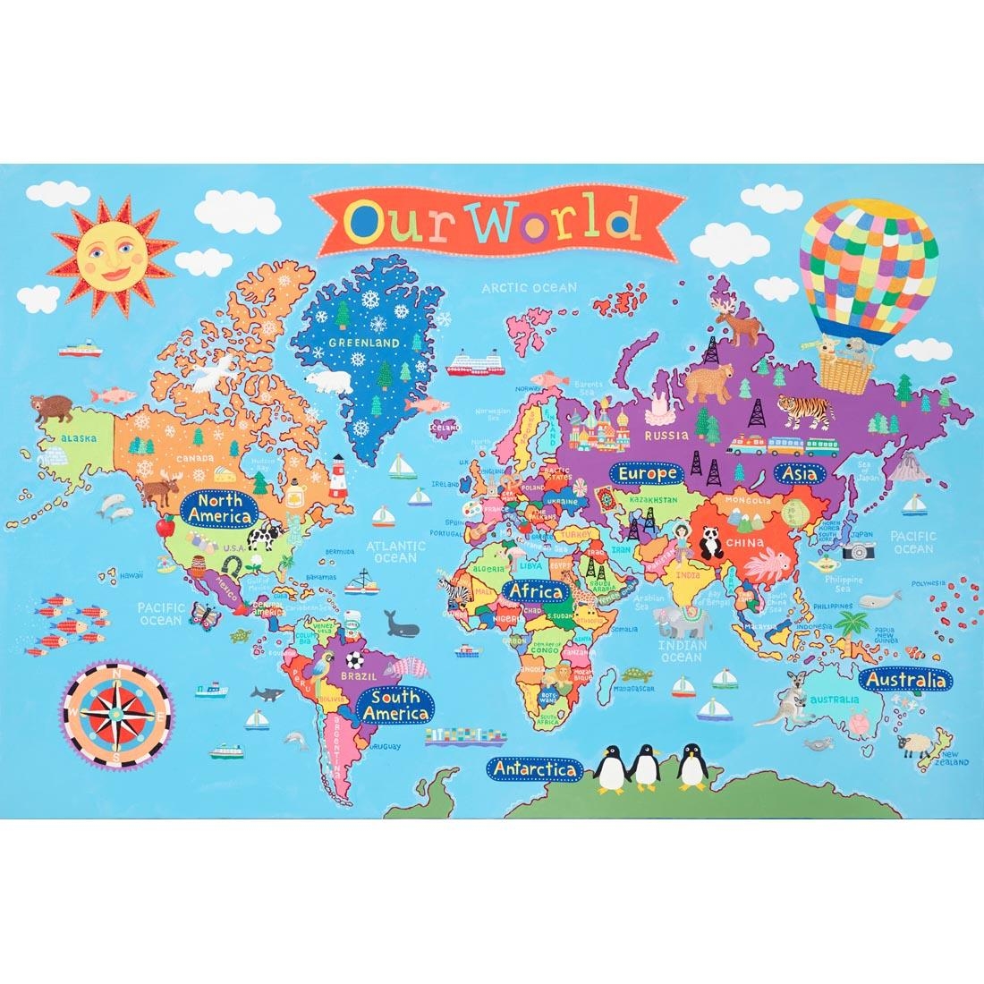 Our World 100 Piece Puzzle By Round World Products