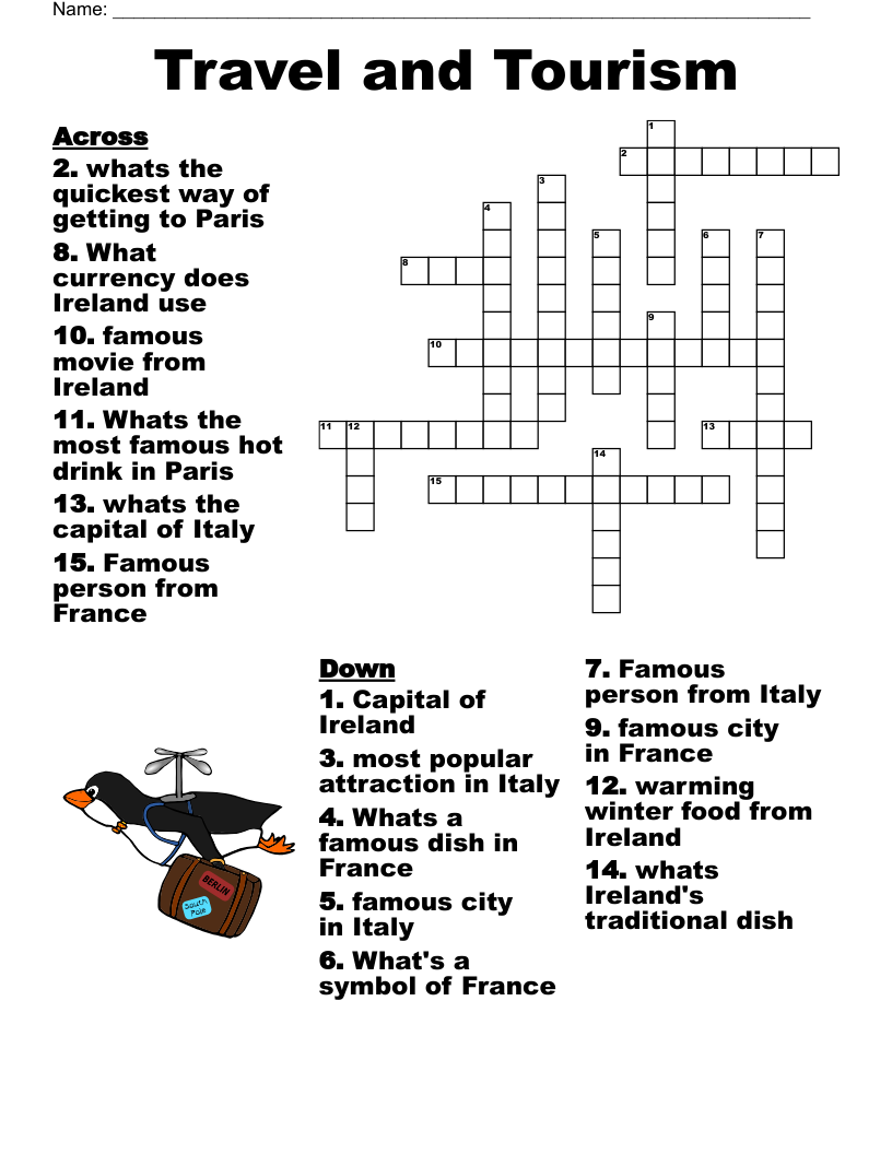 Peru Crossword WordMint