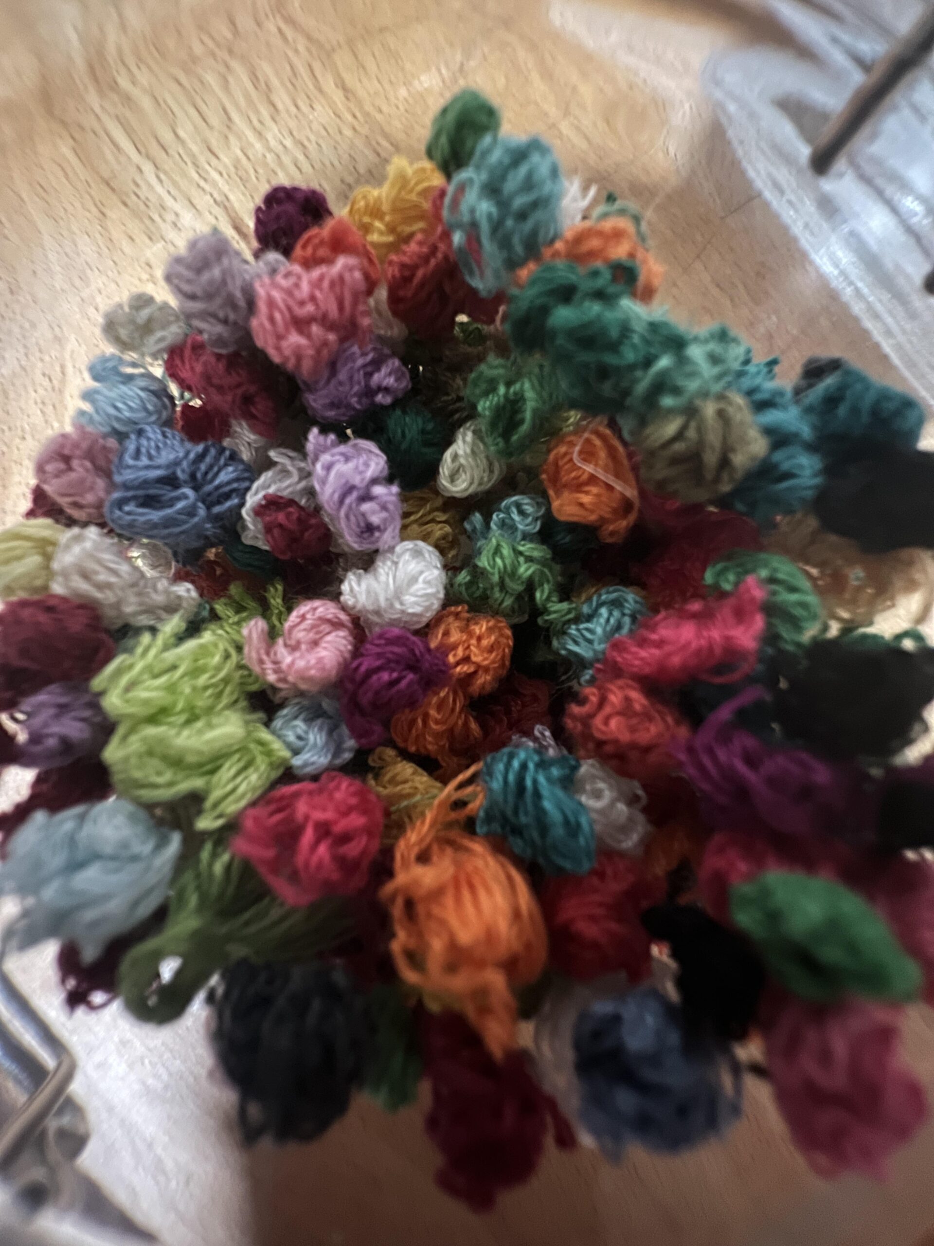 PIC Leftover Bits Of Floss In A Jar Kinda Pretty Too R CrossStitch