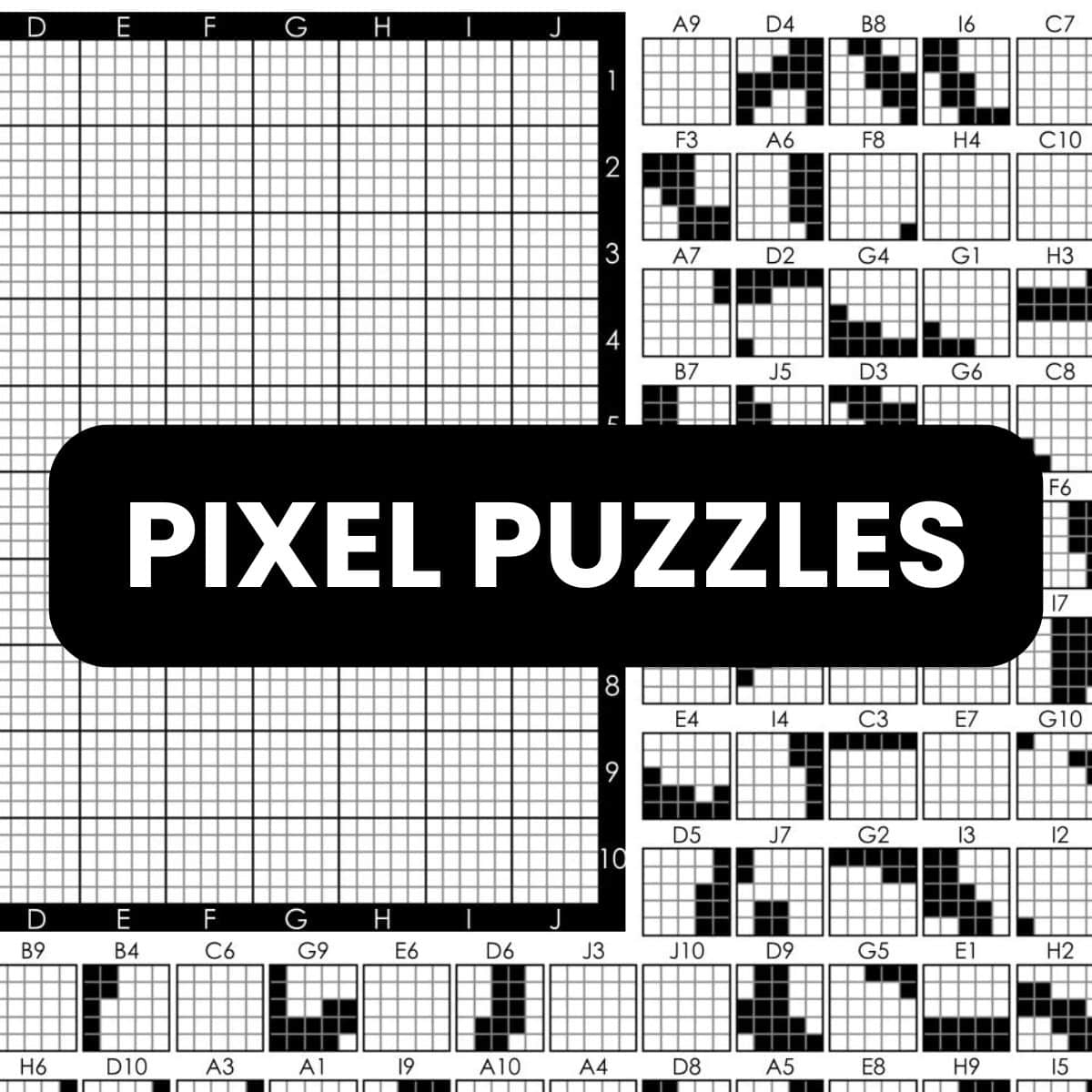 Pixel Puzzles Collection Math Love