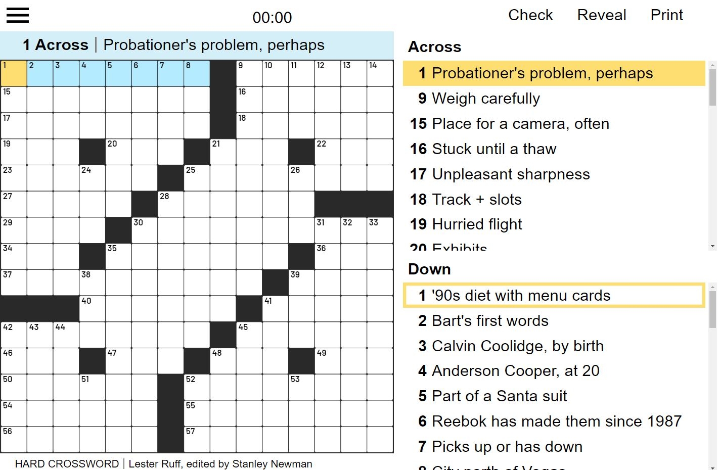 Play Hard Crossword USA TODAY Play Hard Crossword USA TODAY