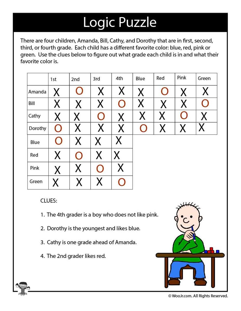 Printable Logic Puzzles For Kids Woo Jr Kids Activities Children s Publishing