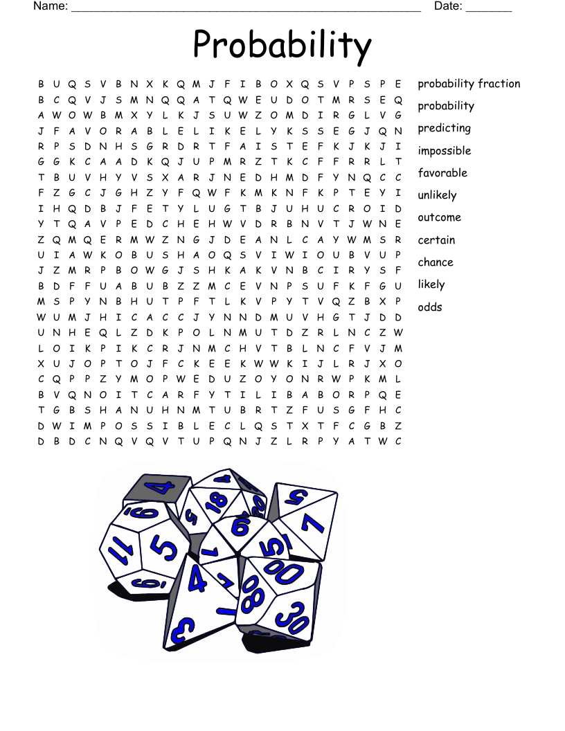 Probability Crossword WordMint