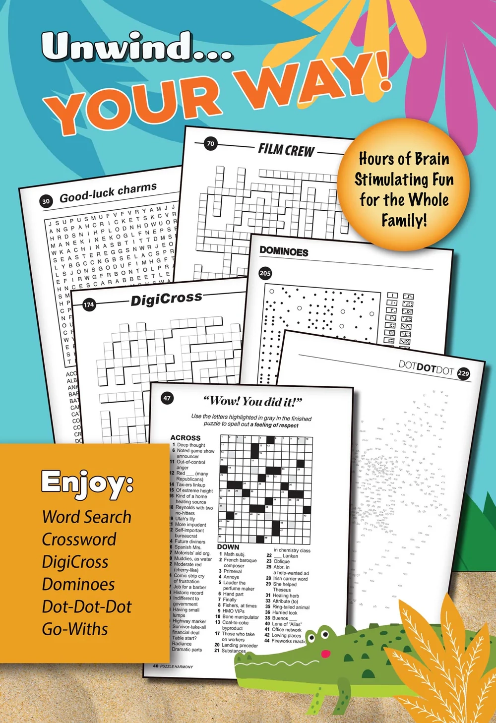 Puzzle Harmony Variety Puzzles Summer 2026 Special 520 Puzzles Su Magazine Shop US