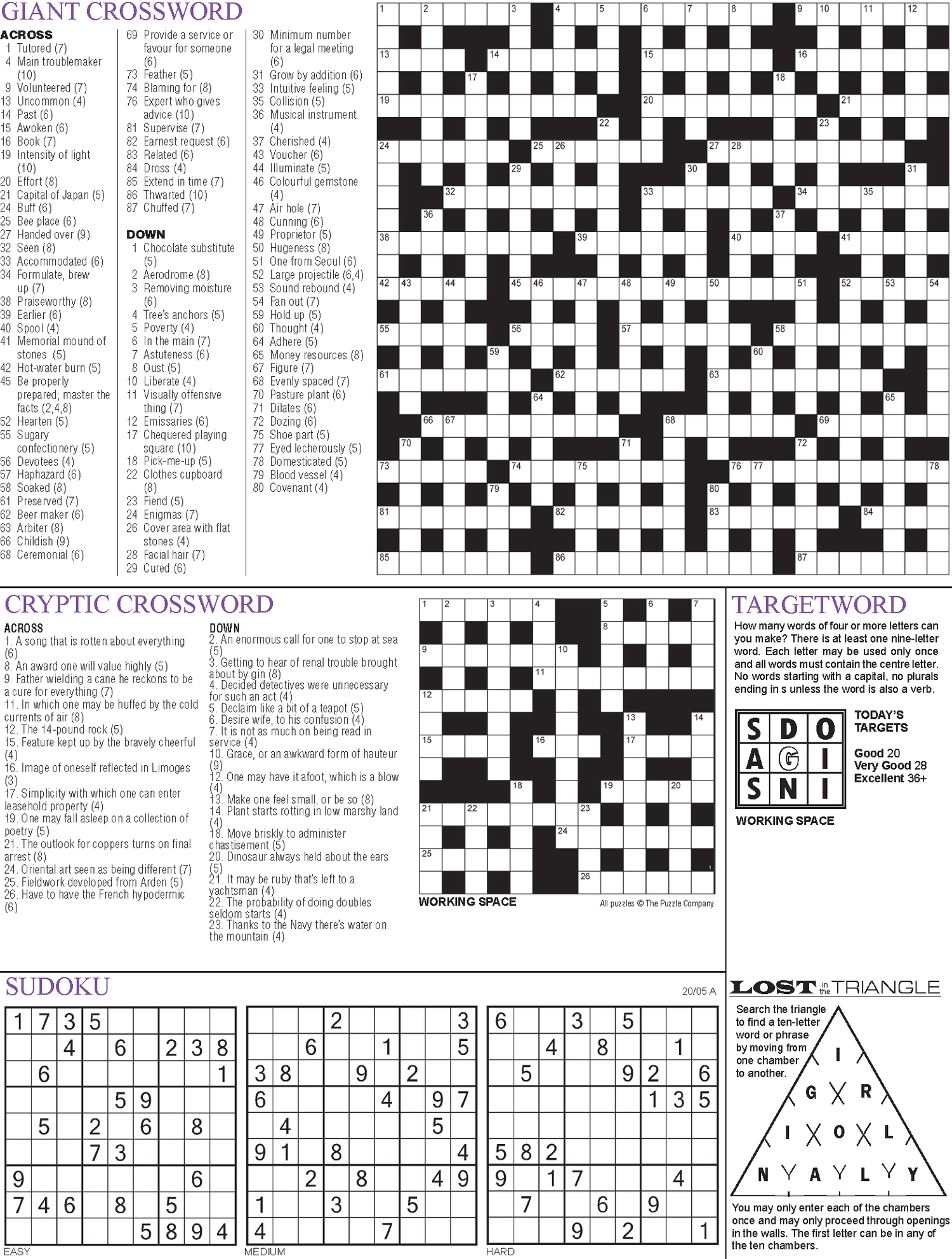 Puzzle Page Pages Pull Outs Knight Features Content Worth Sharing