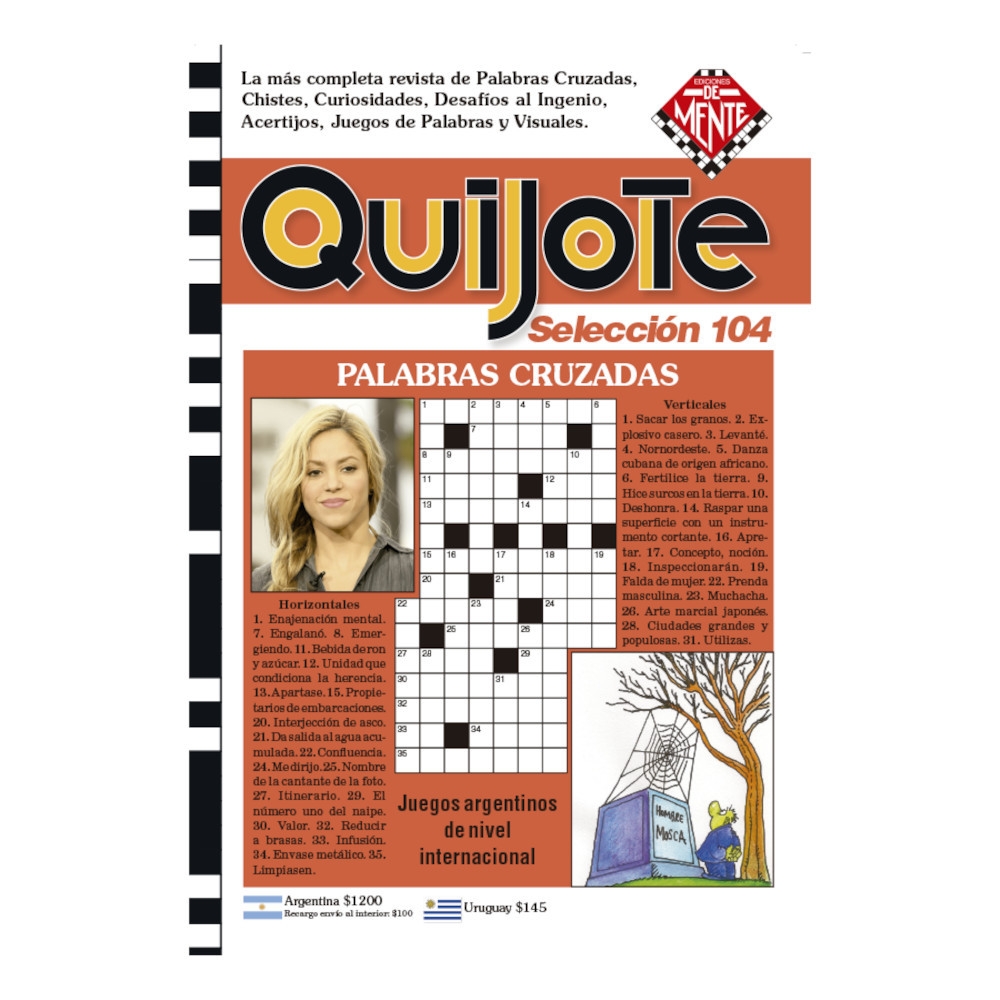 Quijote Palabras Cruzadas Old Selection Pastime Magazine With Letter Soups Crosswords More 50 Pages Assorted