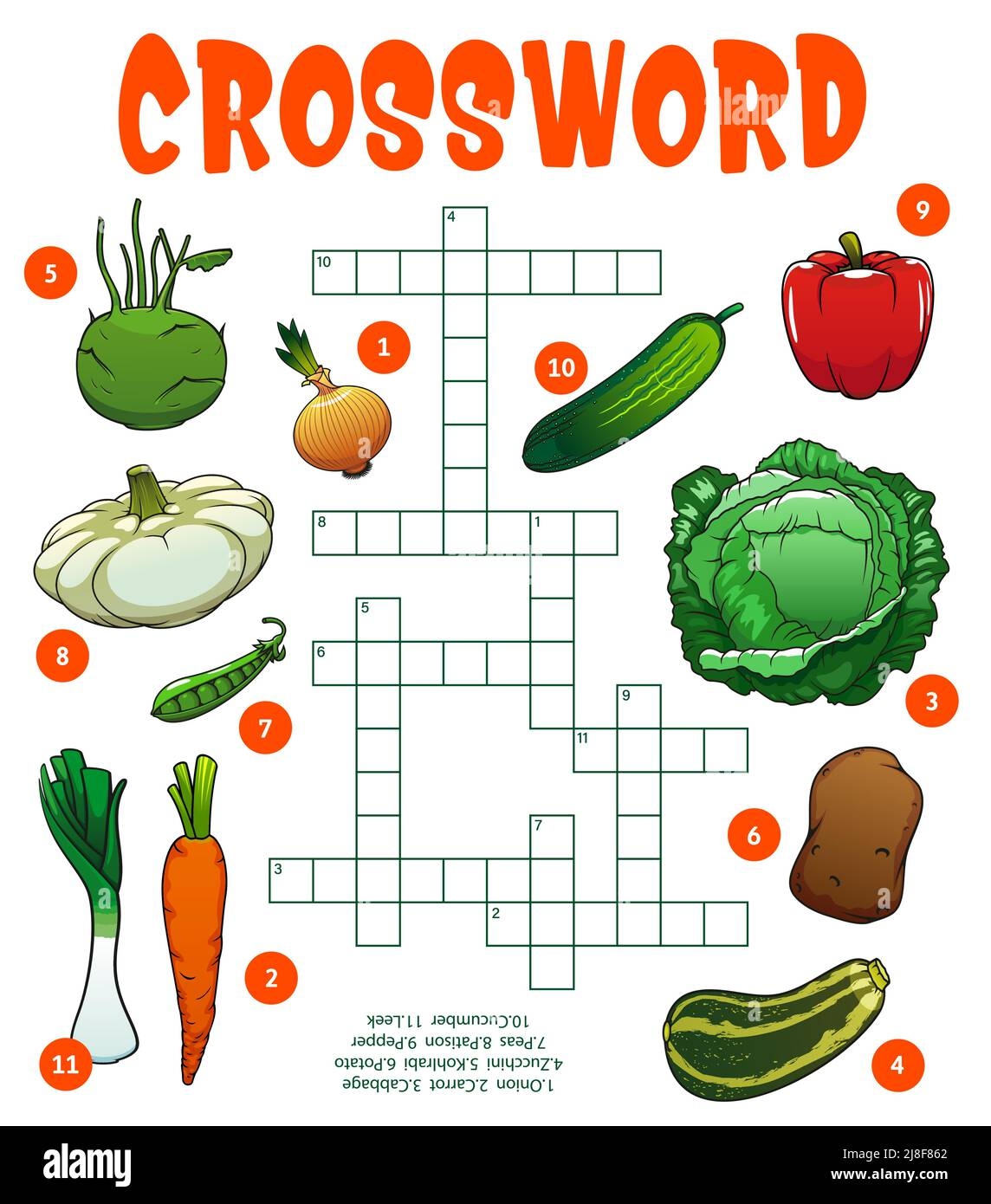 Raw Farm Isolated Vegetables Crossword Puzzle Worksheet Find A Word Quiz Game Kindergarten Child Intellectual Game Or Riddle Preschool Kids Vector Text Playing Activity With Ripe And Fresh Veggies Stock Vector Image