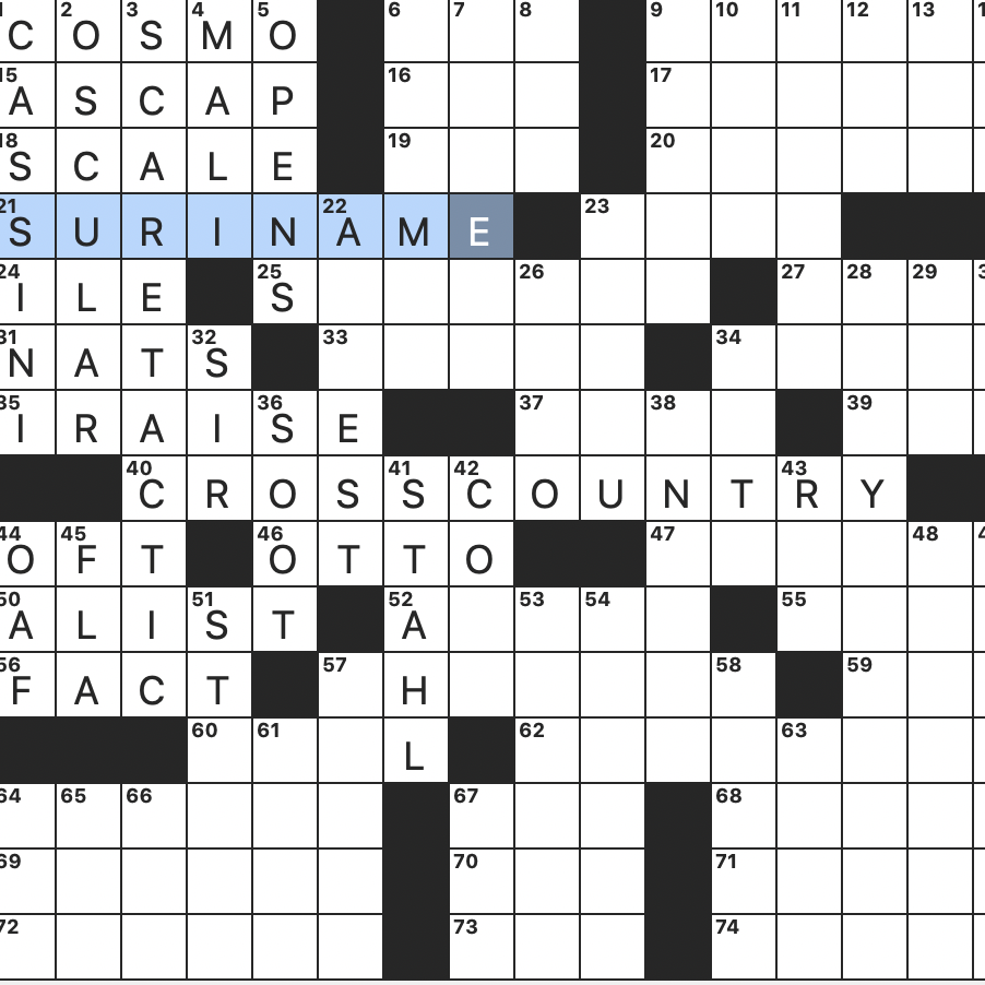 Rex Parker Does The NYT Crossword Puzzle Bygone Chevrolet Division THU 8 26 21 Capisce In 70s Slang Jargony Rationale For Business Merger First Space Probe To Enter Saturn s Orbit 