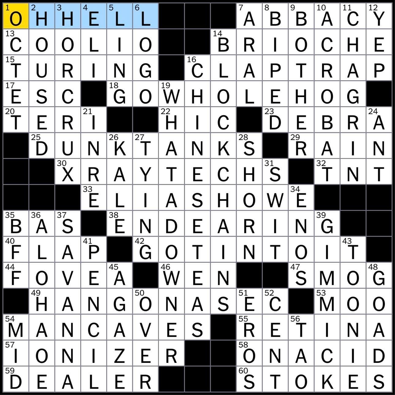 Rex Parker Does The NYT Crossword Puzzle Monastery Head s Jurisdiction SAT 3 11 23 Air purifying Device Makeup Kit Item Fund raising Attractions At Carnivals Pumps Up
