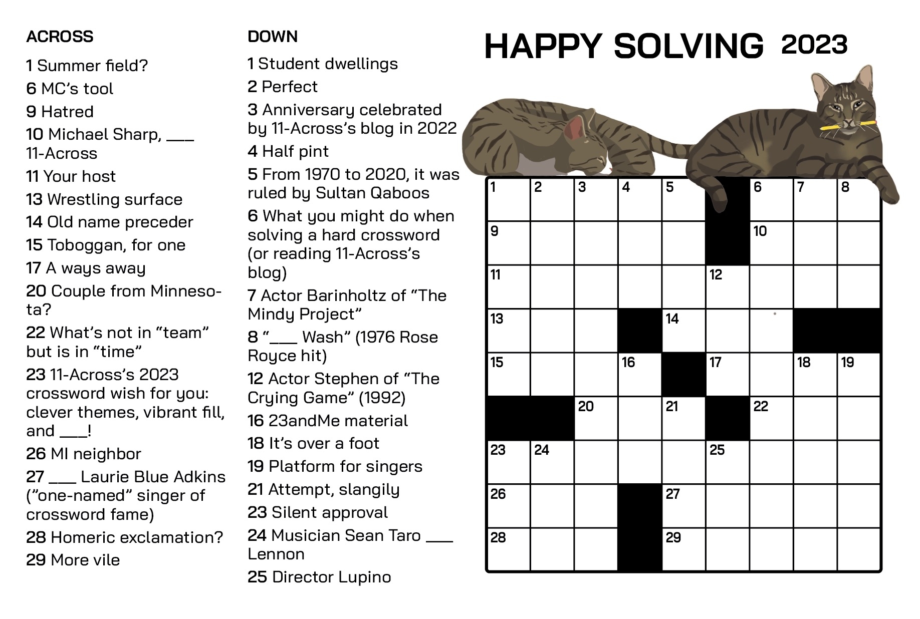 Rex Parker Does The NYT Crossword Puzzle November 2023