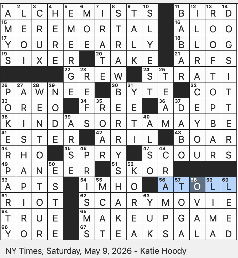 Rex Parker Does The NYT Crossword Puzzle Pomegranate Morsel SAT 5 9 26 Black and white Debut Of 1912 Portable Retirement Option Setup For An Extra Point Won Land 