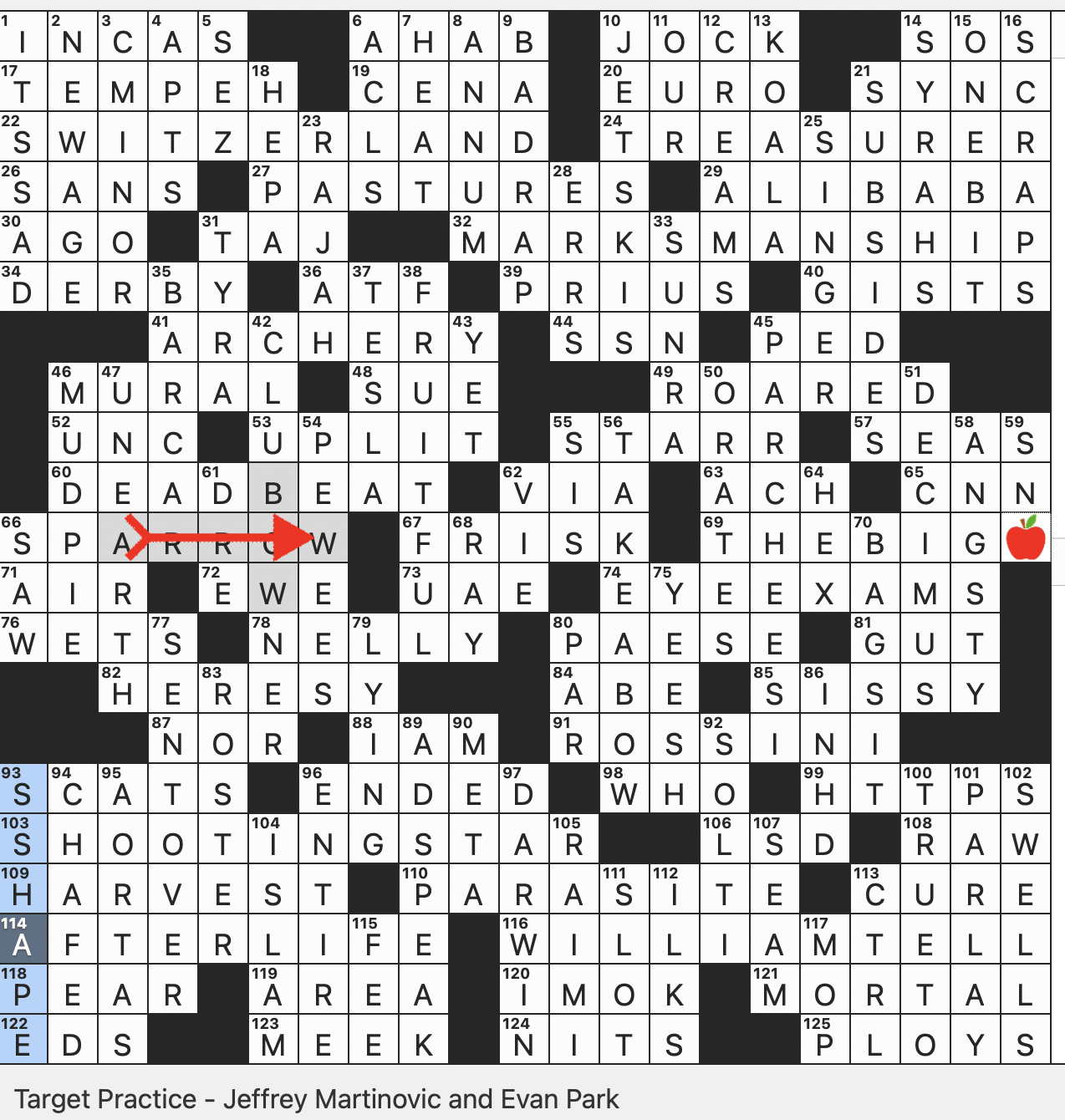 Rex Parker Does The NYT Crossword Puzzle Tenth In Latin SUN 5 31 26 Small Flycatchers Named For Their Call Not Their Size Sacsayhuam n Fortress Builders Jasmine s Tiger Companion In 