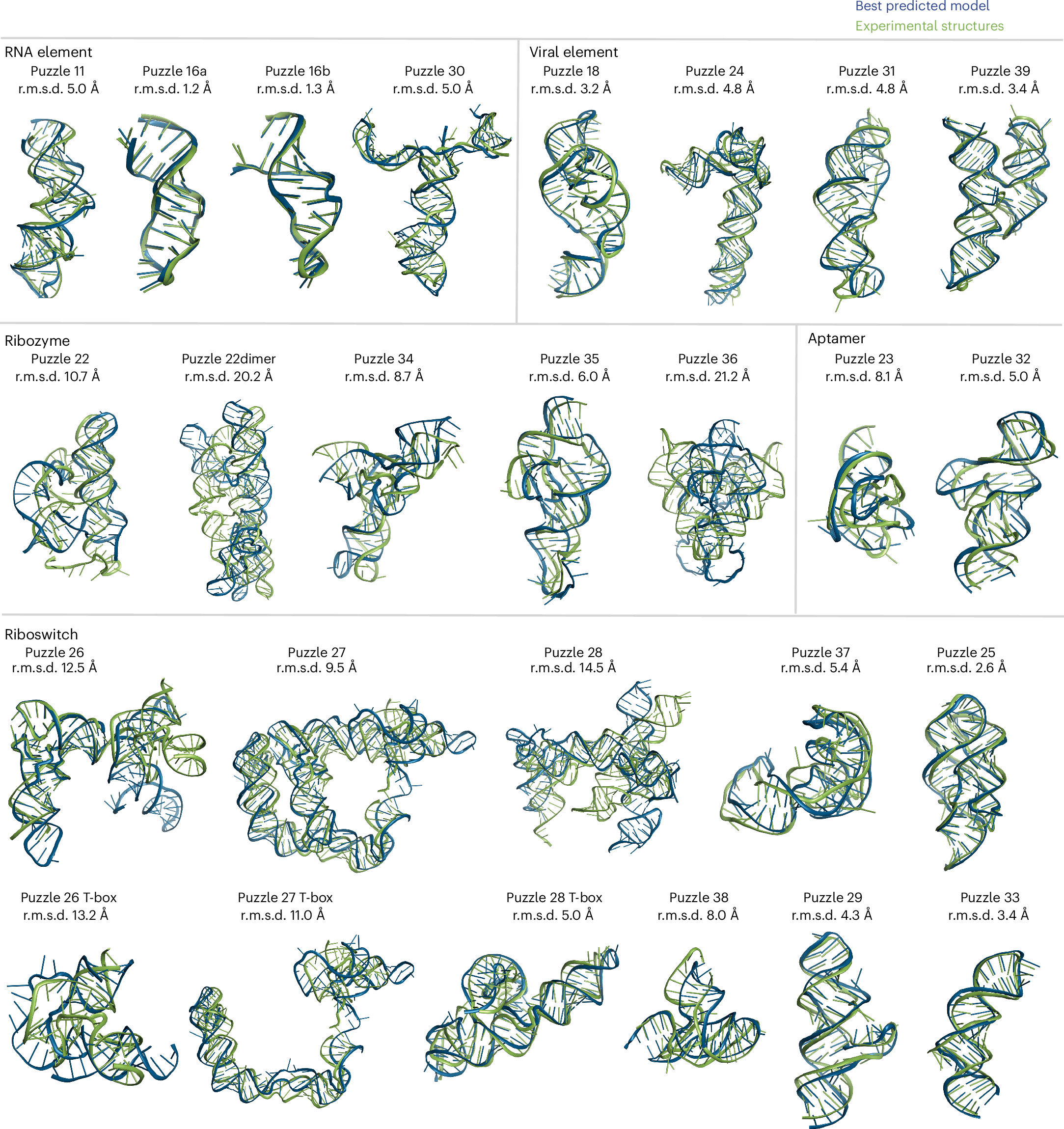 RNA Puzzles Round V Blind Predictions Of 23 RNA Structures Nature Methods