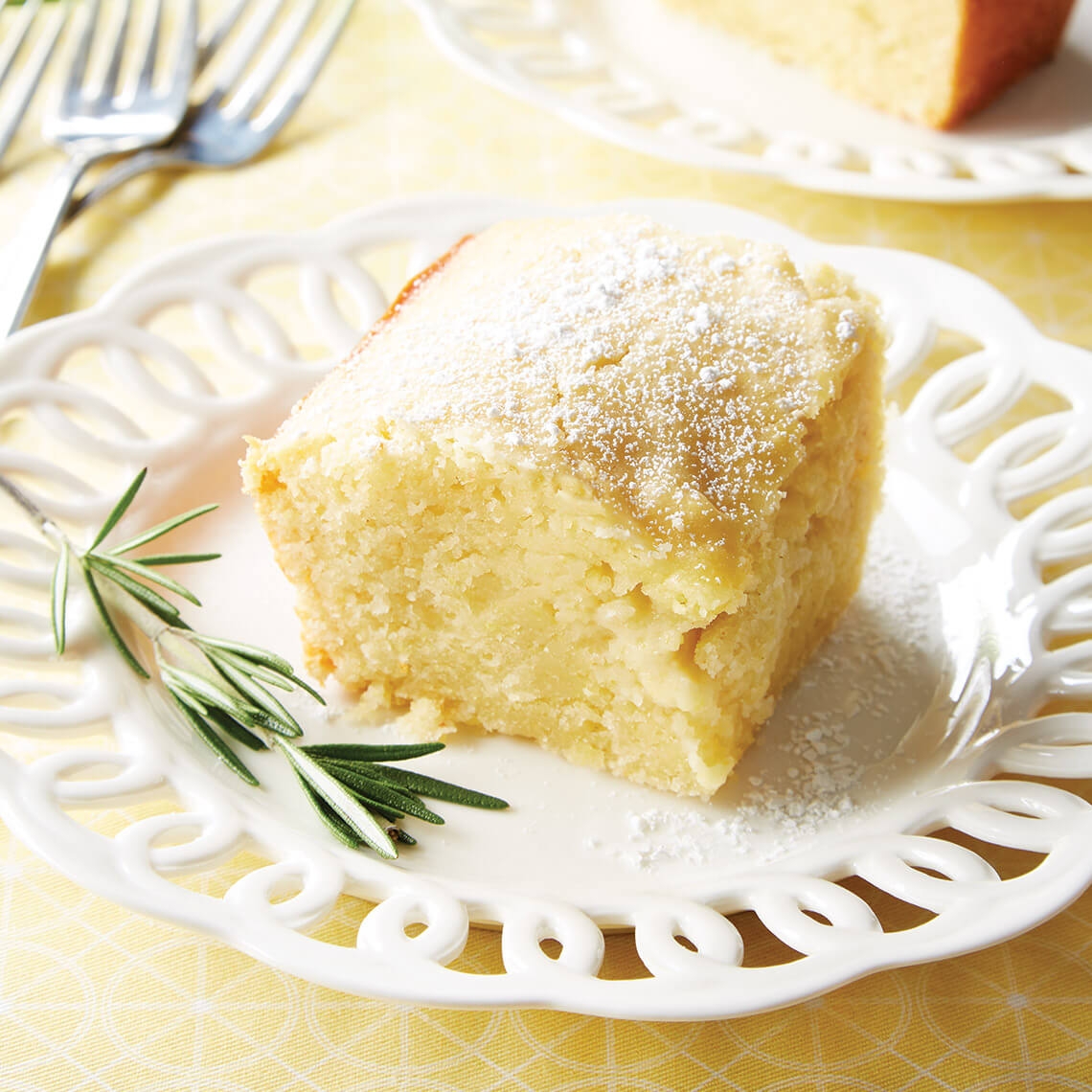 Rosemary Lemon Cornmeal Cake Our State