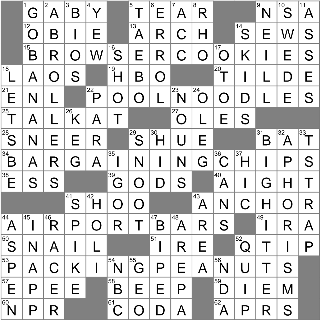 Six pack Producers Crossword Clue Archives LAXCrossword
