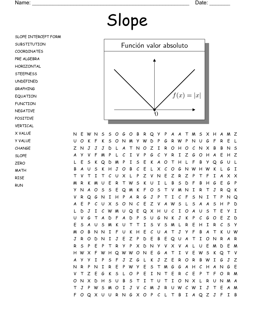 Slope Crossword WordMint