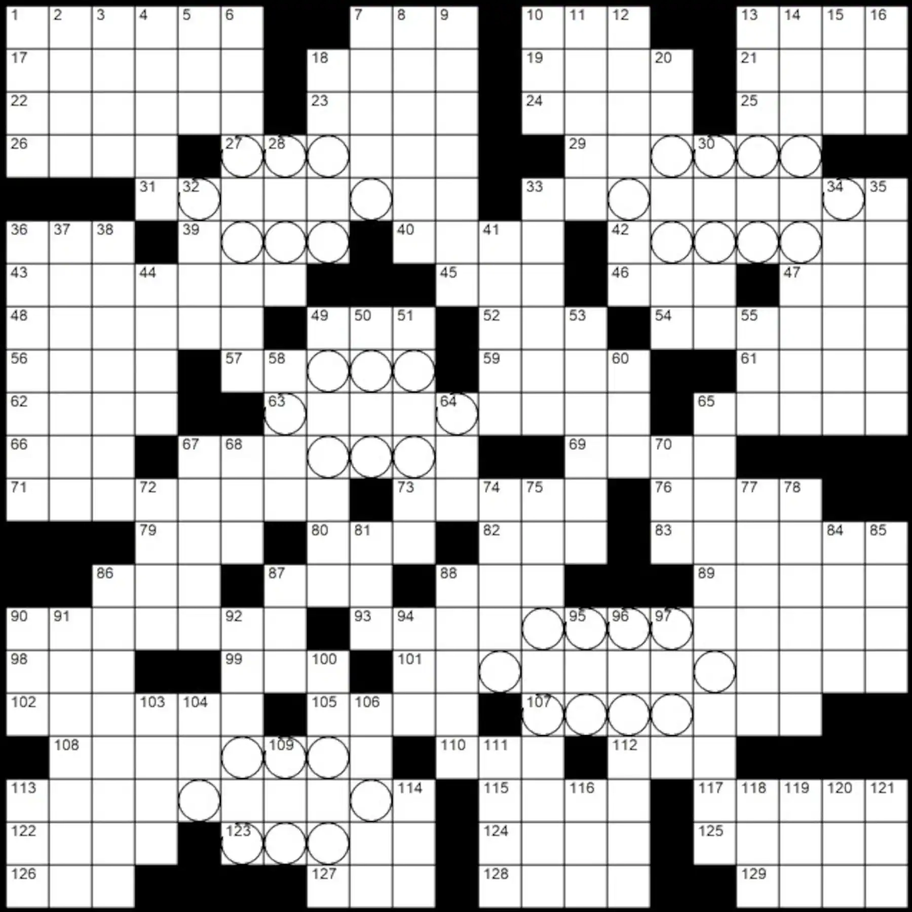 Solution To Evan Birnholz s Dec 21 Crossword Rockin Around The Christmas Tree The Washington Post