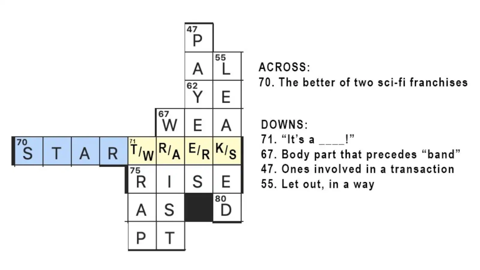 Star Wars Or Star Trek Disturbingly Clever New York Times Crossword Tricks Fans Moneycontrol