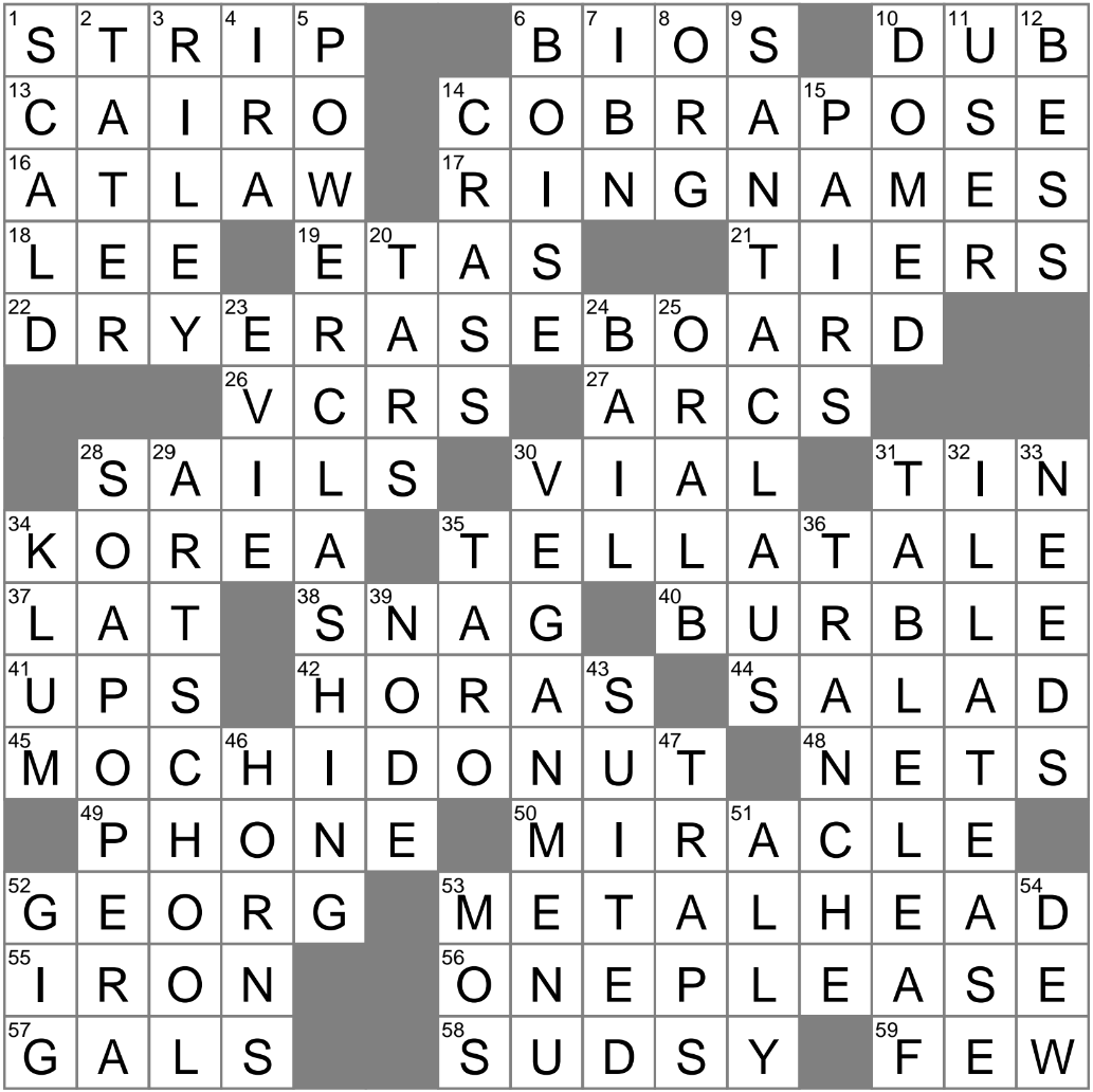 Step In Some Sun Salutations Crossword Clue Archives LAXCrossword