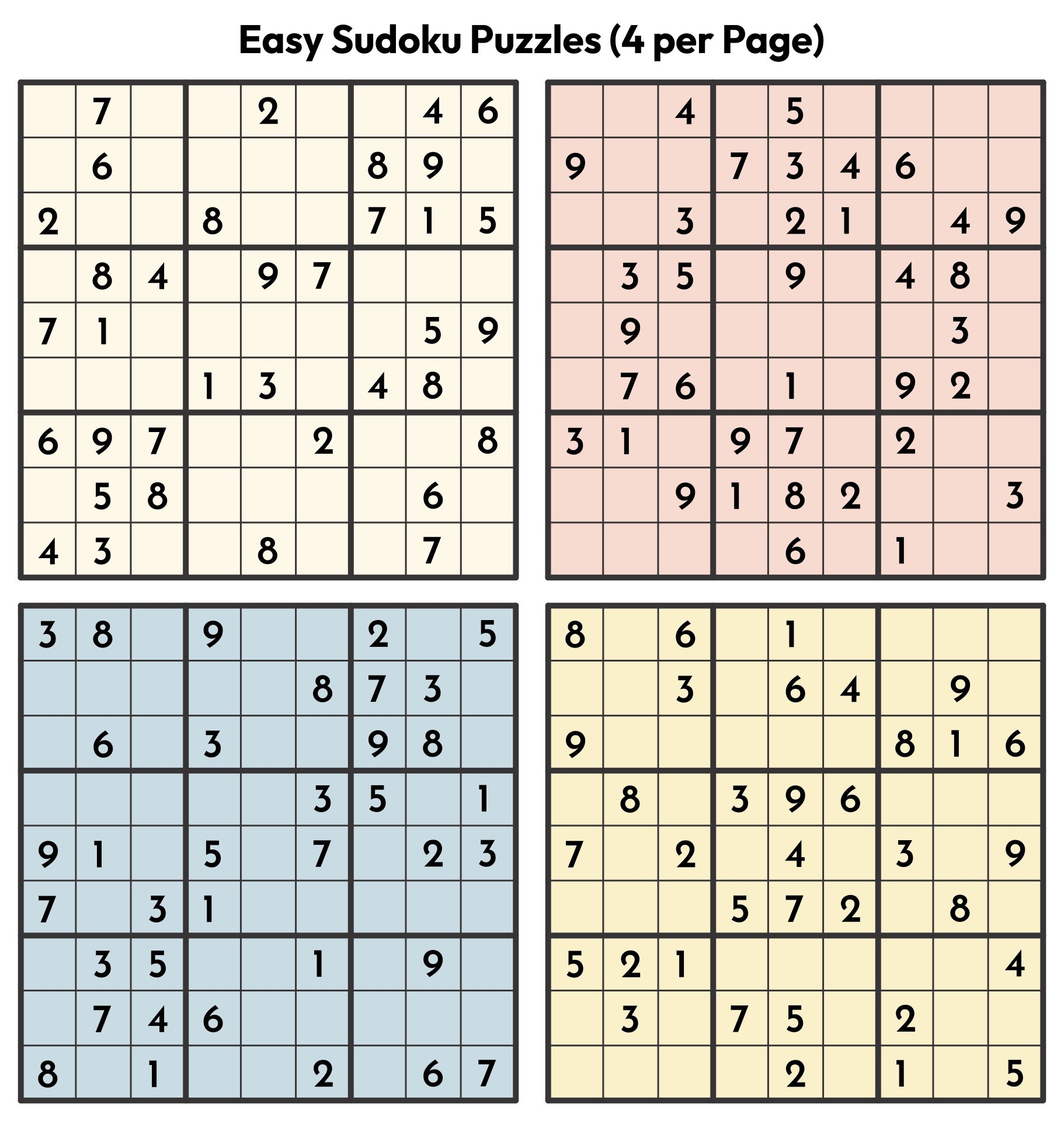 Sudoku Grid Puzzle 10 Free PDF Printables Printablee