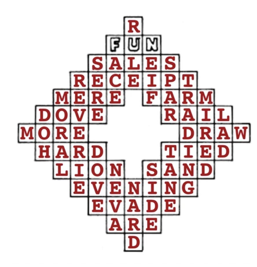 The Answers For The First Crossword Puzzle Ever Made Are Strange 1913 R crossword