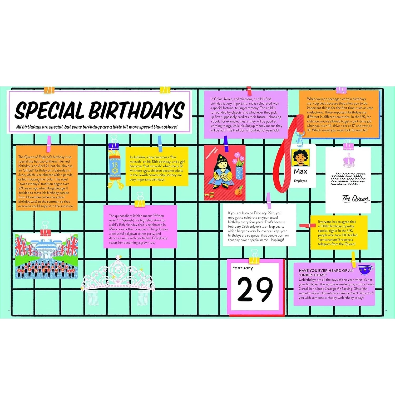 The Birthday Almanac By Alison Czinkota Paperback Young Reference Crossword