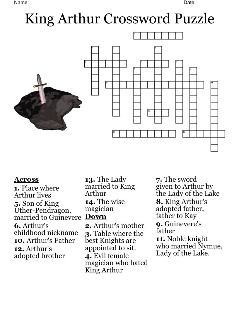 THE DAY OF DESTINY CHARACTERS Crossword WordMint