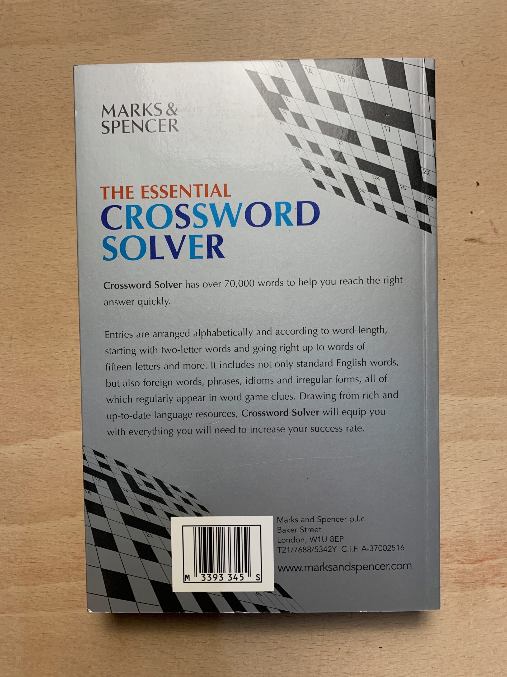 The Essential Crossword Solver Nancy By E M Bailey Jeanne Brady Jane Horwood Huw Jones And Simon Tomlin Very Good Soft Cover 2001 Neo Books
