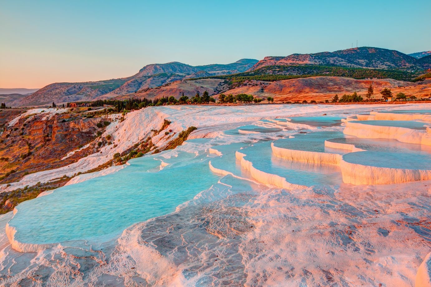 The Magical White Stone Wonderland With Effervescent Bathing Pools CNN