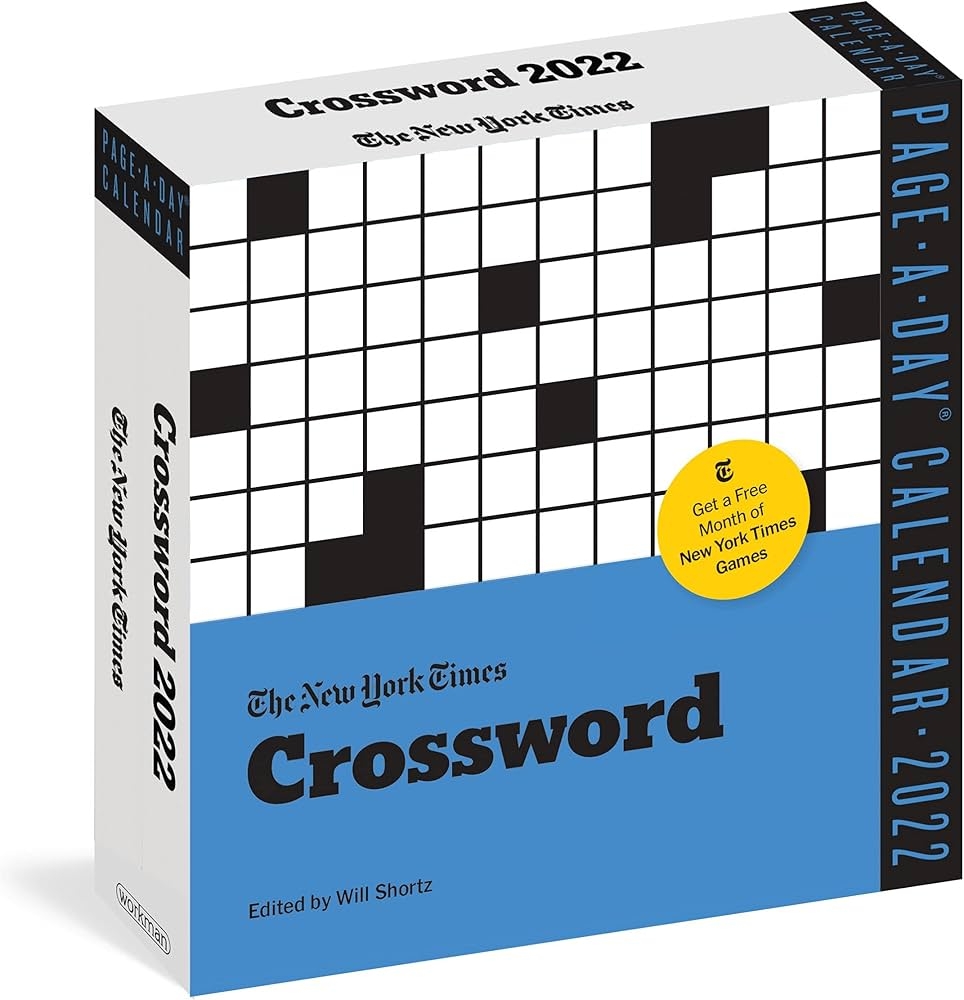 The New York Times Daily Crossword Page A Day Calendar For 2022 A Year Of Crosswords To Challenge And Delight Crossword Lovers Workman Calendars 9781523513260 Amazon Books
