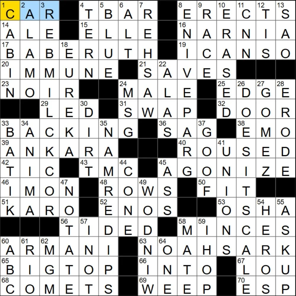 The NYT Crossword Answers And Hints Thursday Sep 4th Rock Paper Shotgun
