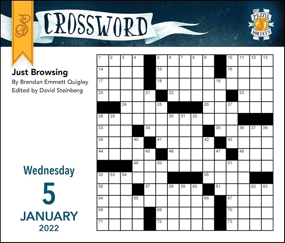 The Puzzle Society Crosswords 2022 Day to Day Calendar By The Puzzle Society Amazon ae The Puzzle Society Crosswords 2022 Day to Day Calendar By The Puzzle Society Amazon ae