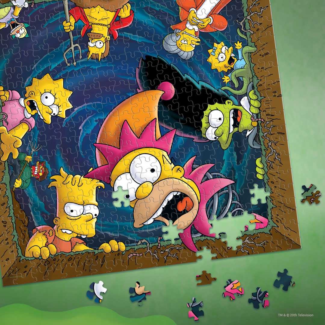 The Simpsons Treehouse Of Horror Happy Haunting 1 000 Piece Puzzle Buy At Not Just Toyz