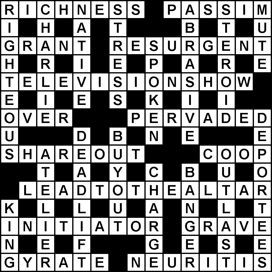The Stickler Weekly 157 Solution Australian Crosswords