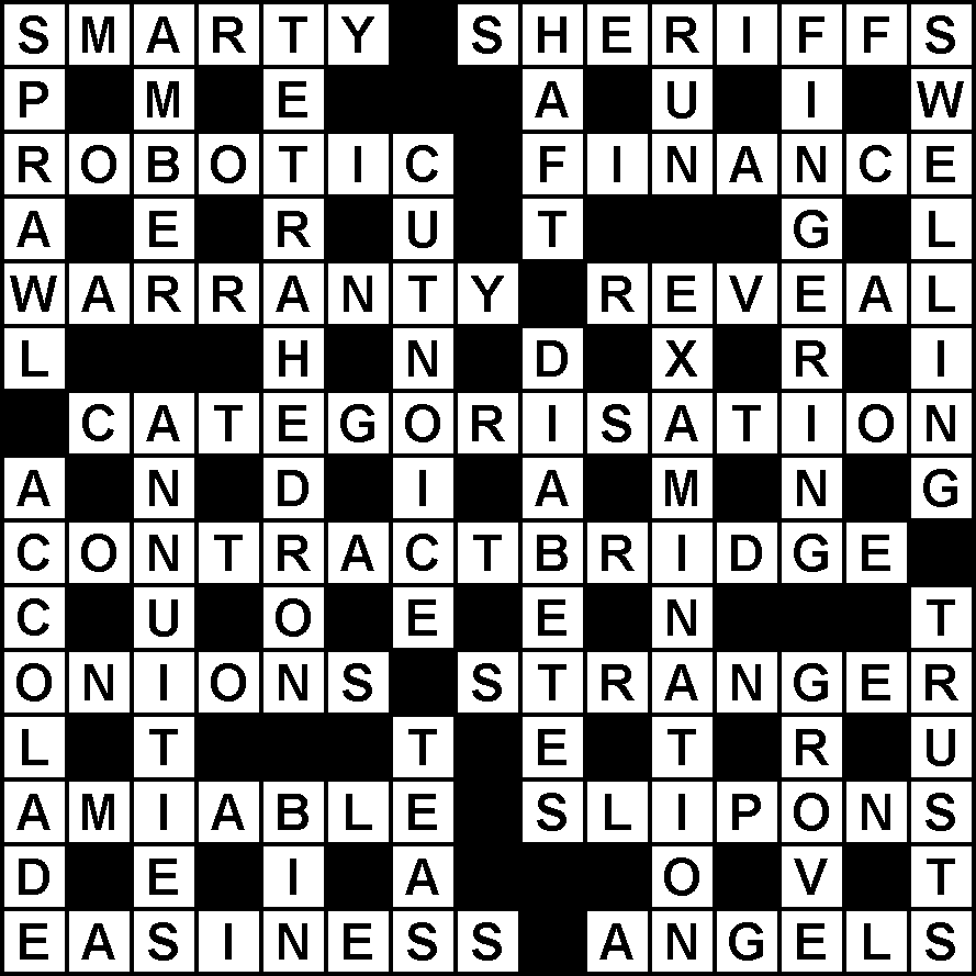 The Stickler Weekly 166 Solution Australian Crosswords