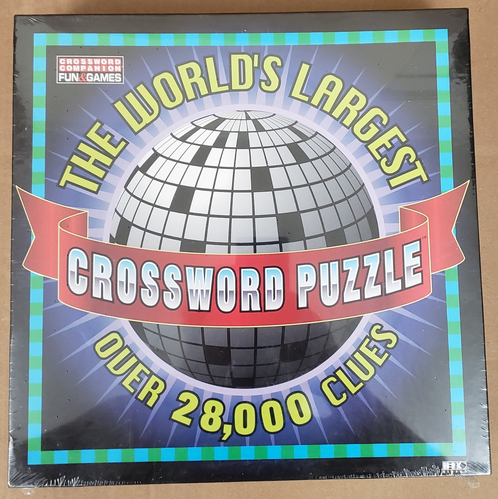 The World s Largest Crossword Puzzle 28 000 Clues 91 000 Squares 7 By 7 Sealed EBay