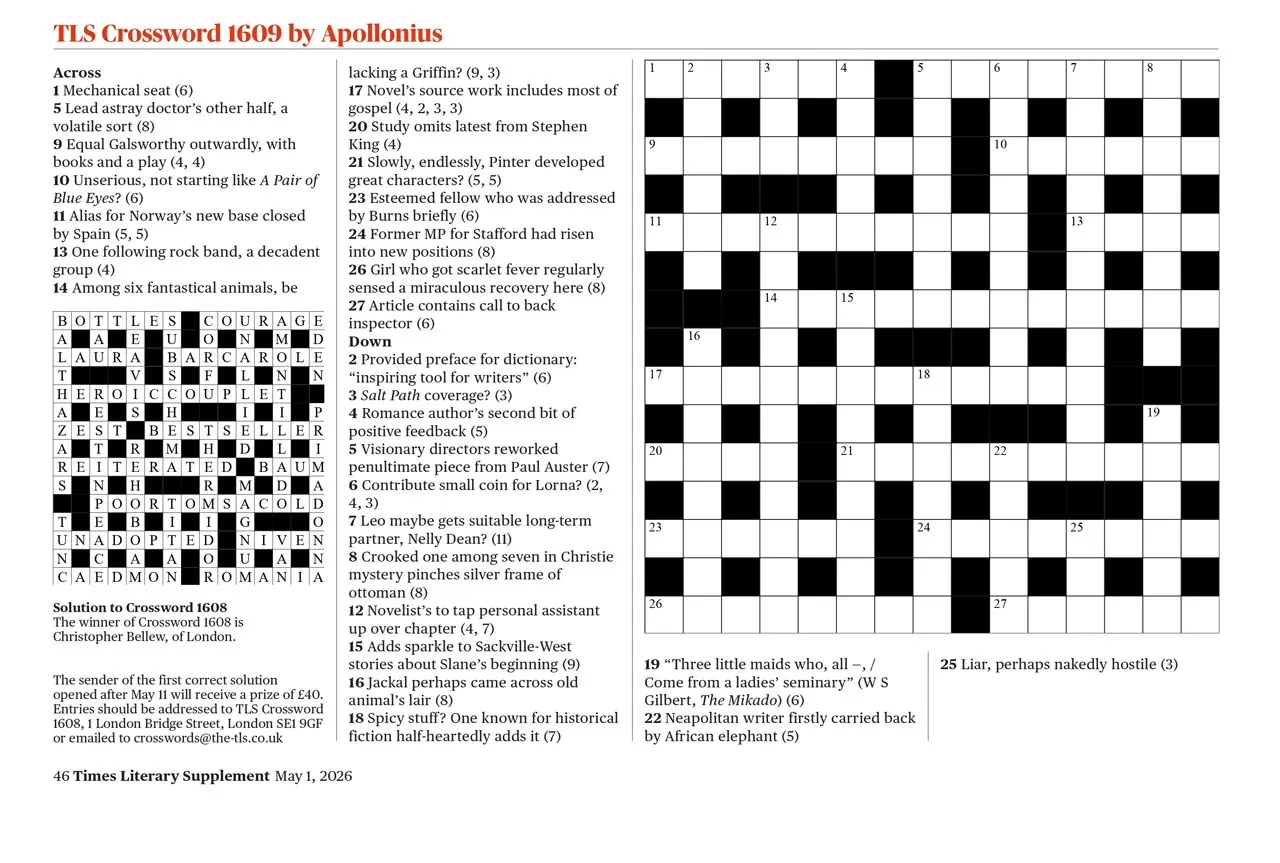 TLS Crossword 1609