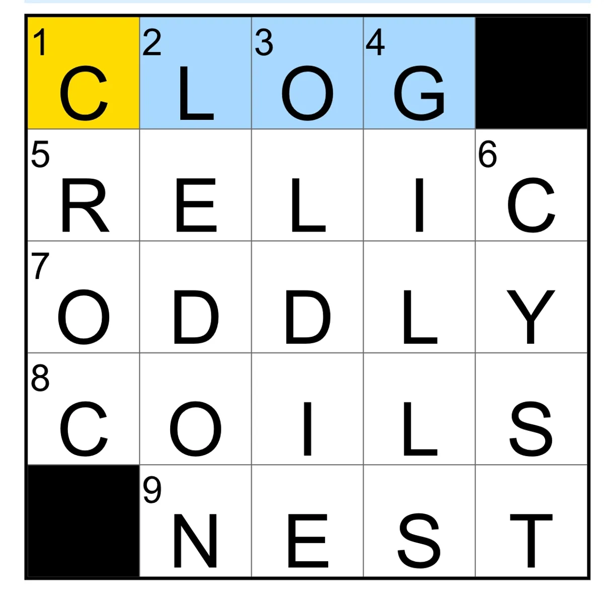 Today s NYT Mini Crossword Answers For April 9 CNET