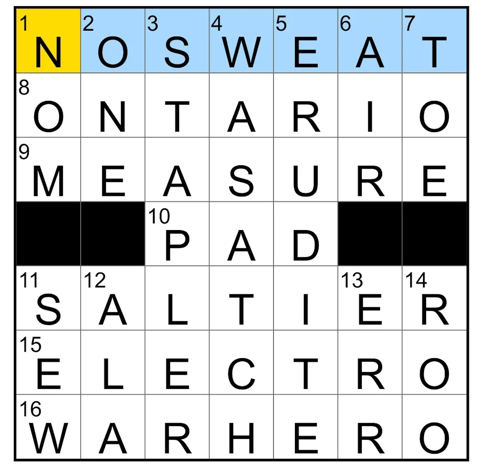 Today s NYT Mini Crossword Answers For Saturday June 6