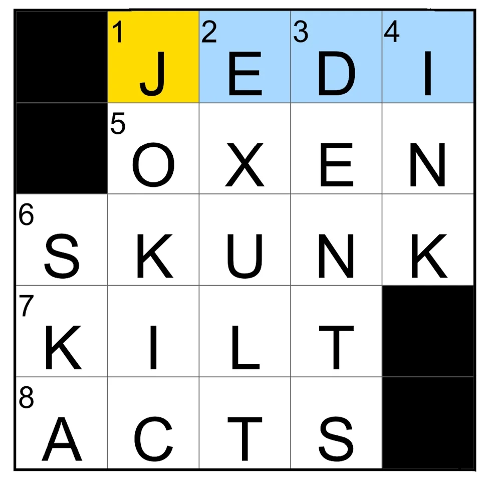 Today s NYT Mini Crossword Answers For Wednesday March 4