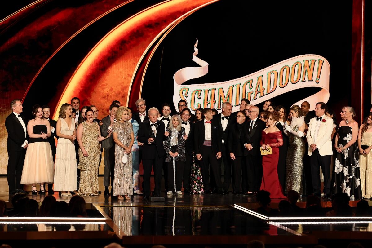 Tony Awards 2026 Schmigadoon Wins Best Musical In A Season Saved By Revivals Los Angeles Times