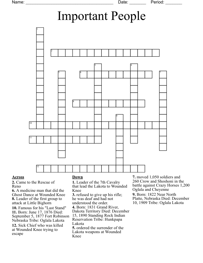 Top 13 Leaders In Native American Culture Word Search WordMint