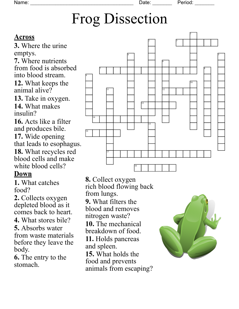 Unit 203 Safe Food Handling Crossword WordMint
