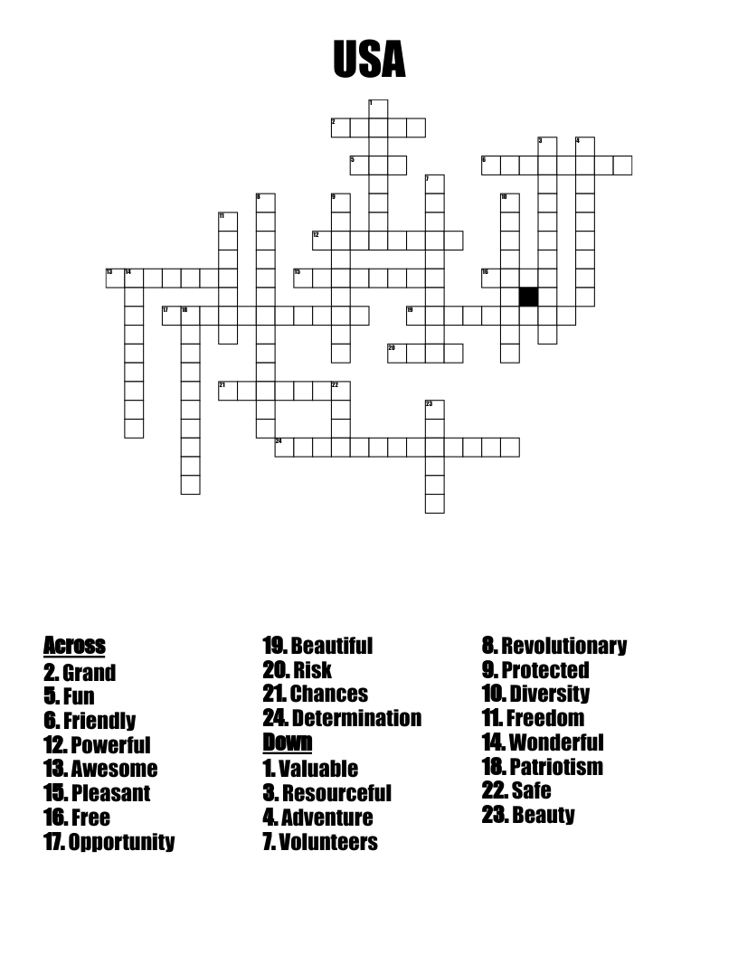 USA Crossword WordMint