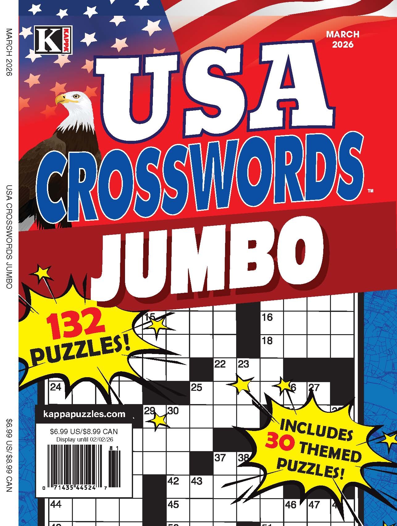 USA Crosswords Jumbo 132 Crossword Puzzles Kappa Puzzles